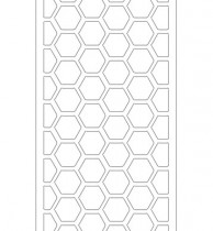 Резная 3D перегородка Hexagon Panel